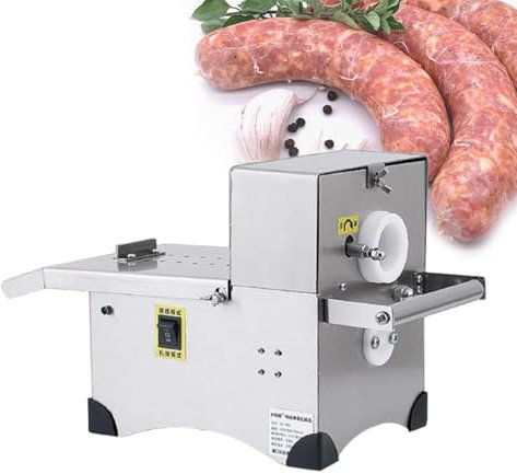 Electric Sausage Knotting Machine, Automated Sausage Tying Equipment 10-50mm, Commercial Stainless Steel Sausage Tying Machine, Sausage Stuffer,220V