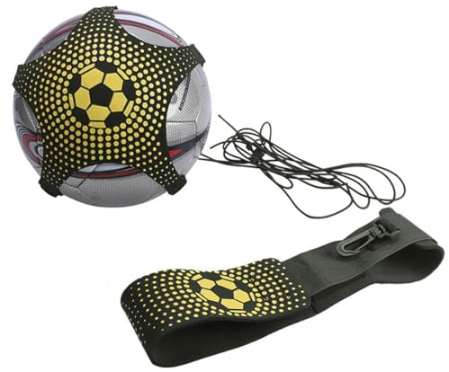 NOPKESV Entraînement Ceinture Réglable 5 Griffe Tissu Football Volleyball Rugby Trainer pour Enfants et Adultes Débutants ballon foot enfant Convient aux Balles Taille 3, 4, 5