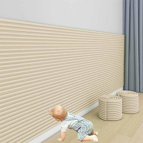 HLTQL Wandpaneele Gepolstert Kinderzimmer Wand 200cm Wandkissen Selbstklebend Kinderzimmer Wall Panels Paneele Wand Selbstklebend Wandschutz Schlafzimmer Wandschutz Bett Wandpolster(01)