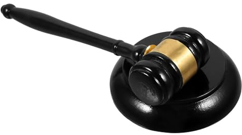 SUPVOX Marteau De Juge Bois Maillet De Réunion pour Vente Aux Enchères Marteau De Tribunal pour Usage Scolaire Ou Théâtral