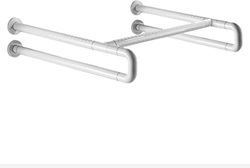 JIIPOREGJ Bathroom Safety Hand Rail Washbasin Grab Bars, The Elderly Disabled Wash Support Non-Slip Wash Basin Handrail, Washbasin Assist Aid for Bath Shower Toilet,Yellow,White