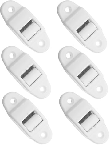 Homoyoyo Plastic Conveyor Guide Roller Webbing Cleaner for Roller Shutter 6pcs Strap Guide with Internal Brush Accessories for Window Blinds Maintenance