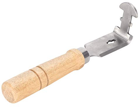 Aramox Limpiador de Colmenas Herramienta de Limpieza de Colmenas de Acero Inoxidable con de Madera Raspador de Marco de 18 X 5 Cm para Limpiar Cera, Polen y Desechos para Apicultores y Cuidado