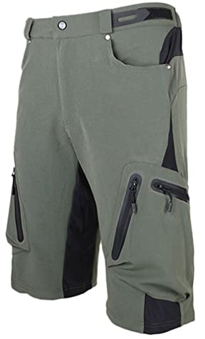SUKUTU Short de Cyclisme Homme Montagne Cyclisme Short VTT Vélo Sports Extérieur Loisirs Shorts de Baggy Séchage Rapide Respirant Pantalon