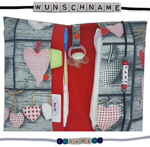 Große Windeltasche XXL mit Name Wickeltasche