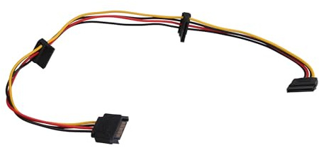 Akyga AK-CA-41 - Adaptador SATA macho a 3 conectores hembra SATA (3 x 15 cm)