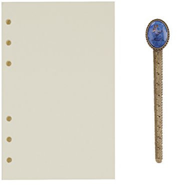 A6 6-Ring Binder Planer Refill Papier für Tagebuch Notizbuch Ringbuch Reisetagebuch Blanko Papier Nachfüllpapier Notizpapier Ersatzblätter Büro Schule Schreiben (100 Blätter)