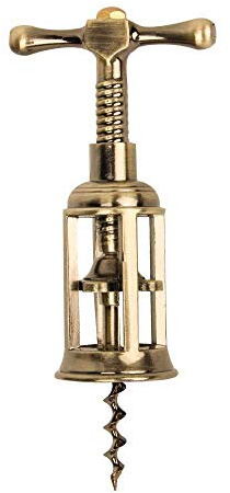 YSYPET Décapsuleur rétro en alliage de zinc bronze antique tire-bouchon extracteur avec levier rotatif