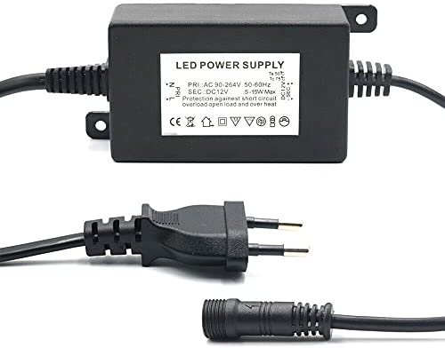 Alimentation LED pour spots encastrés au sol LED DC 12 V 5-15W 2PIN