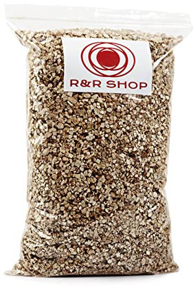 R&R SHOP – Mittelexpandiertes Vermiculit, pH-neutral, ideal für die Keimung, das Wachstum von Pflanzen, Pilzen und Terrarientieren (3L)