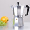PIQIUQIU Cafetera espresso, jarra moka para 3 tazas de café (150 ml), aluminio
