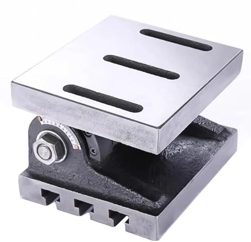 Toplionace Banco da Lavoro Regolabile a 90° Tavolo da Lavoro Regolabile Verticalmente Tavolo per Fresatrice e Foratrice CNC da 6
