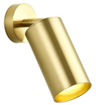 Mikikit Led Retro Spotlight Warm Yellow Light Single Ceiling Fixture for Home Store and Restaurant Lighting Easy to Install Design