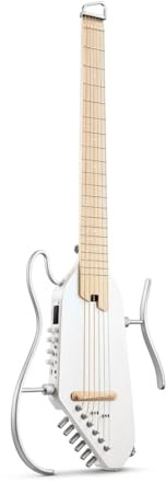 Donner HUSH I PRO Akustik-E-Gitarre - Reise-Gitarre Mit Mehreren Effektmodi, Smart Set Inklusive Kopfhörer, Gigbag, Gurt und Ladekabel | Tragbare leise Übungsgitarre mit mehreren Effekt-Modi, Smart-Gitarren-Set mit Kopfhörern, Gigbag, Gurt, Ladekabel