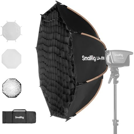 SMALLRIG 35/90cm Softbox LA-O90 Quick Release Octagon Soft Box for Bowens Mount COB Lights for SMALLRIG for Neewer for Aputure for Godox - 4633