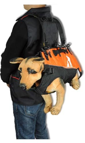 Tragen Sie Hunderucksack, vorne verstellbarer Hunderucksack für ältere Hunde, Gelenkverletzungen, Arthritis