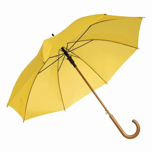 Stockschirm groß Automatik Holzgriff Durchmesser 103cm für Damen und Herren
