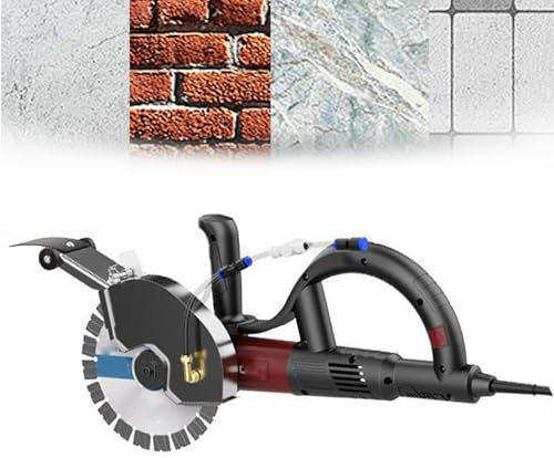 Wall Chaser 4200W,8000rpm Wall Groove Cutting Machine,195mm Diameter Slotter Cutting Depth 65mm,Adjustable Width (C)