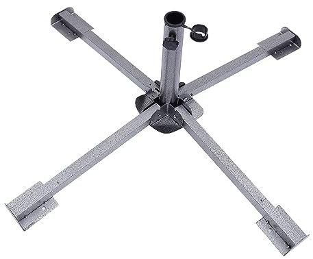 CIMAXIC 1 Support De Base De Parasol D'extérieur Robuste Cadre Ancrage De Sable pour Parasol De Plage Et Jardin