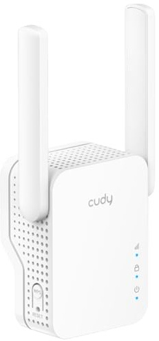 Cudy RE300 N300 Amplificateur de Signal WiFi, amplificateur de Signal 300 Mbps 2,4 GHz avec Port Ethernet, Extension WiFi en Maille avec Bouton WPS, répéteur Plug and Play, Compatible avec Le Mode AP