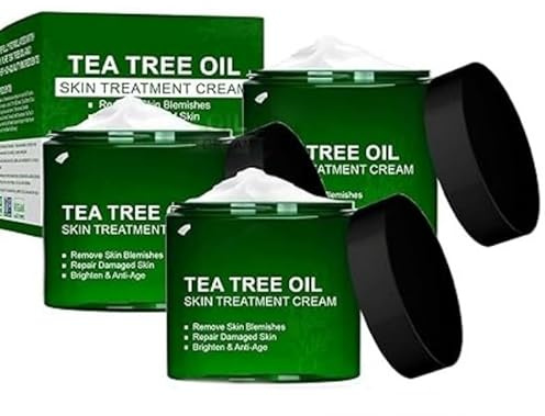 DermaPure Tea Tree Healing Cream,Professional Tea tree Skin Repair Cream,Natural Ingredients,Tea Tree Oil Skin Cream,for All Skin Types (3)