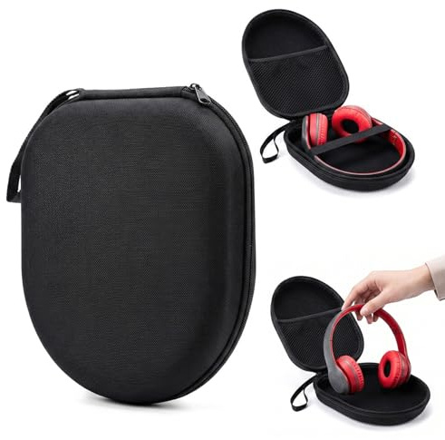 BAHME 1 st hörlursväska, väska kompatibel med JBL Tune 510BT 520BT 500 720 BT 770 NC 760 NC, Sony WH-CH520 WH-CH720N, brusreducerande trådlösa hörlurar, bärbart fodral för resehörlurar