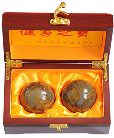 juanxian Bolas de bolas de Feng Shui Nuwa de 2 pulgadas con caja de regalo