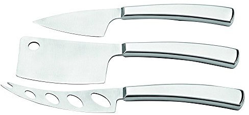 Weis 17420 Messer Käsemesser-Set, Edelstahl, Silber, 21 x 10 x 10 cm