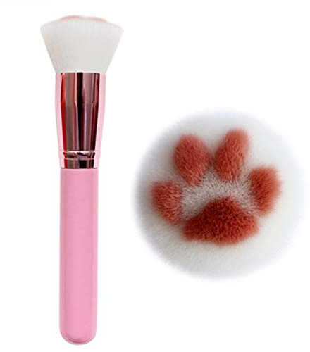 Spazzola in polvere per il contorno del correttore arrossisce il pennello per trucco cosmetico professionale Cat Paw Makeup Brush