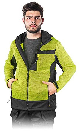 LEBER & HOLLMAN - LH-Falke_Ybl Schutzjacke, Gelb-Schwarz, L Größe