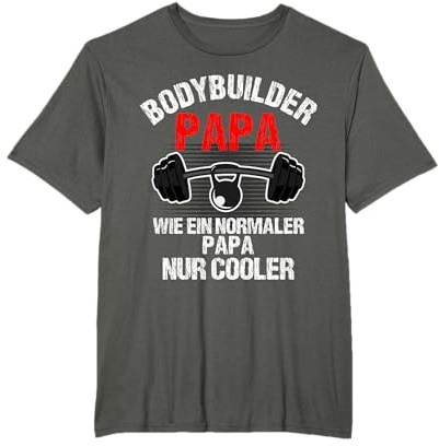 Bodybuilding Papa Fitness Gym Geschenk T-Shirt