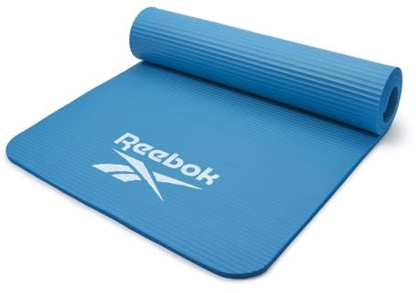 Reebok Trainingsmatte - Rutschfeste Gymnastikmatte aus natürlichem Gummi in 7mm, 10mm, 15mm und verschiedenen Farben - ideal für Fitness, Freeletics und Heimtraining