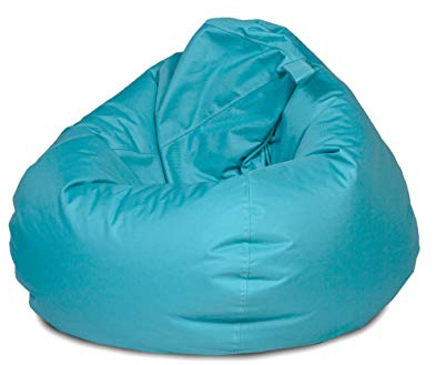 Ecopuf Oscar Puff Fåtölj Inomhus och Utomhus Sovsäck - Fläckbeständig Polyester Puff med Handtag