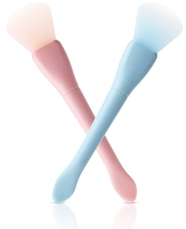 2 Pezzi In Silicone Maschera Viso Pennello Applicatore Maschera Viso Spatola Pennello Maschera Viso Applicatore Cura Della Pelle per Fango Facciale Maschera Di Argilla Fai Da Te Maschera Modellante