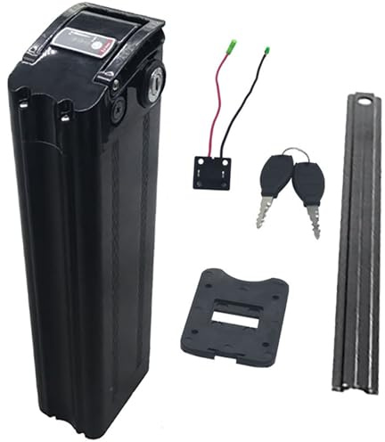 GeMeci E-Bike Pedelec Akku Silverfish Lithiium-Ionen Akku Wasserdichter Akku 36V48V,8AH/10AH/13AH/15AH/17,5AH/18AH/19,2AH/20AH/24,5AH High Power Batterie Für 200W Bis 1000W Skateboard 48V20Ah,2