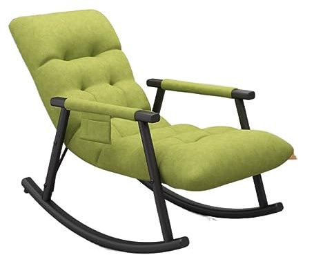 REIFOR Liegestuhl Sonnenliege Schaukelstuhl, Liegestuhl, Loungesessel, Balkonstuhl, Nickerchen, Sonnenliege, Rückenlehne, Sessel, Relaxsessel Klappliegestuhl Balkon Liegestuhl(Grün)