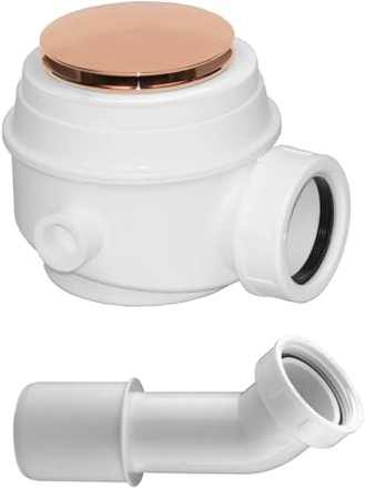 Omnires WB01XCP SYFON Siphon de Baignoire et de Douche, Copper