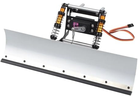 IJOSADON Pelle de Chasse-Neige en métal Compatible avec Chenille 1/10 RC, Compatible avec Les modèles Bronco TRX6 II 90046 90047