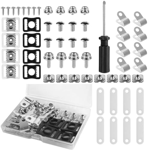 Kit de matériel pour Casques de Football – Kit de réparation Multi-usages | 57 pièces de Rechange pour Casques de Football, Hockey, Softball, Baseball, Outils d'entretien pour Protection