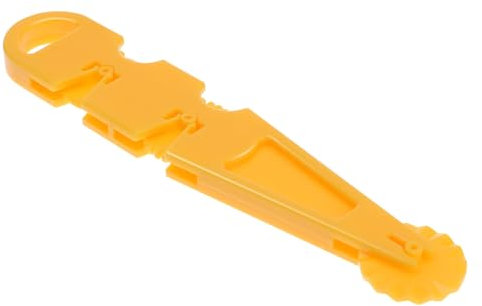 OUNONA Rotella Tagliapasta per Fondente Gialla in Plastica Alimentare