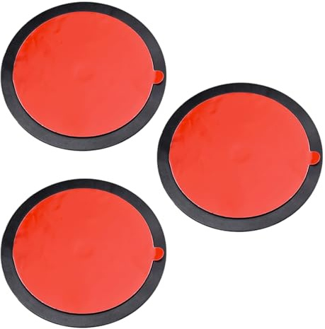 3 Disques Adhésifs Ø73 mm pour Support Téléphone Auto À Ventouse – Plaques Tableau De Bord 3,6 mm Effet Miroir, Résistantes À La Chaleur, Fixation Stable, sans Résidus, Support GPS Voiture