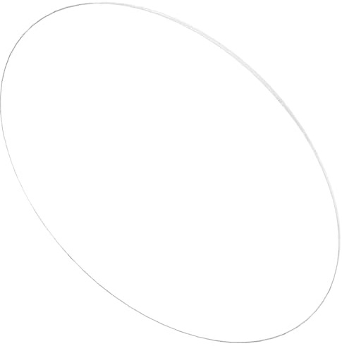 LRXIYODE Transparent Rund Akrylskiva Klar och Glansig Yta Slitstark och Säker med Släta Kanter för DIY Hantverk Tavlor och Hobbyprojekt
