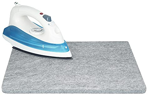 Wool Ironing Mat for Table Top – Portable Pressing Pad, Ironing Board Alternative for Quilting, Sewing & Travel Iron Anywhere (11.5 x 14.5)