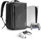 tomtoc Travel Backpack for PS5 Console, Accessories, Protective Carrying Case Storage Bag Compatible with Sony PlayStation 5 Console, Headset, 2 Game Discs, PS5 Controller, Charging Station
