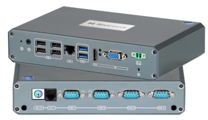 Sharevdi Mini PC Intel N3150 Prozessor (bis zu 2.08GHz) 4 Cores / 4 Threads, Mini Desktop PC SSD, 4K Display 6X USB/HDMI/WiFi5.0/RJ45/WOL/AC Power Recovery 4G DDR3 RAM 64G SSD Phoenix terminal Power
