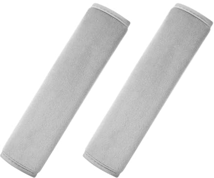 yuntop 2 cuscinetti per cinture di sicurezza per auto, morbidi, imbottiture per cinture di sicurezza, comode per guida, compatibili con la maggior parte delle auto, aiutano a proteggere collo e spalle