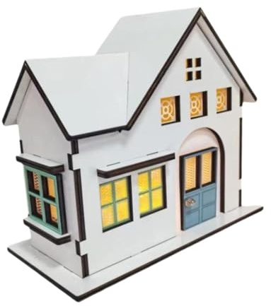 Sharplace Lampada da Notte Ornamentale per Casa in Legno Multifunzionale per Il Soggiorno di Casa E Ufficio