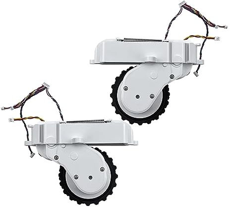 UEDBKCUJ Zubehör for Staubsauger-Laufrad, Links Und Rechts, Kompatibel Mit Xiaomi, Mopp P Stytj02ym 3C 2S S10 B106GL S12 T12 Roboter, Kehrmaschinen-Zubehör(L+R)