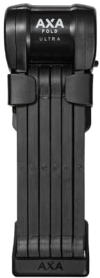 AXA Fold Ultra 90 - Lucchetto pieghevole per bicicletta, lunghezza 90 cm, livello di sicurezza 14, alta sicurezza, per bici da cargo, pedali di velocità ed e-bike, con 2 chiavi
