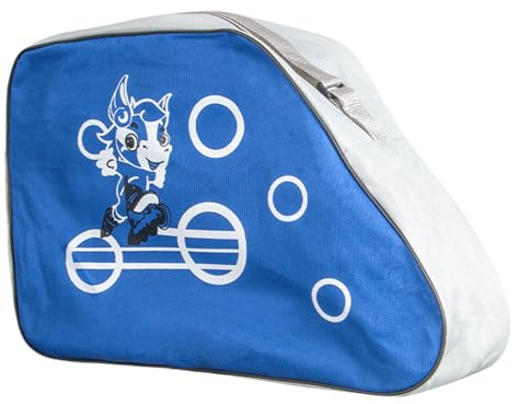 Schlittschuh-Tasche, atmungsaktiver Rollschuh-Rucksack mit verstellbarem Riemen, Bezaubernder Ausrüstungs-Organizer, Inline-Eiskunstlauf-Taschen für Schlittschuhe und Roller-Zubehör, und